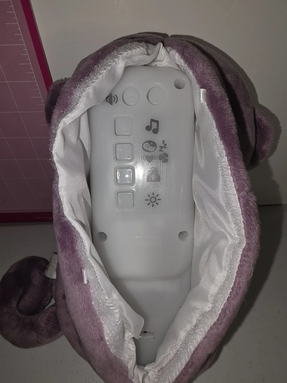 Fisher-Price Soothe ‘n Snuggle Purple Monkey Baby Crib Toy & Sound Machine